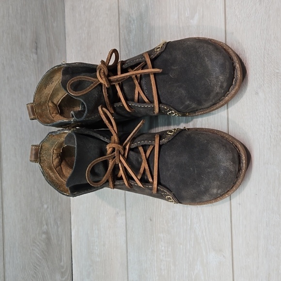 Born Women Temple Ankle Leather Boots shoes sz 8 - Picture 4 of 12